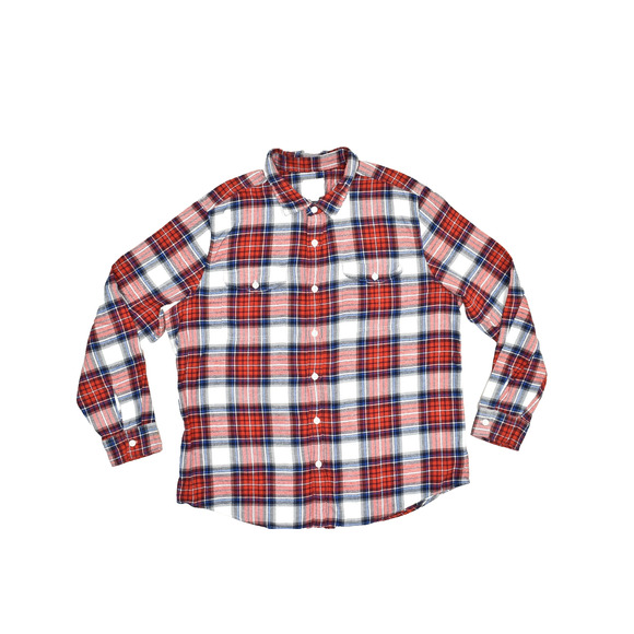 American Eagle Outfitters Men's Red Plaid Flannel Shirt Size XXL Tall - Picture 1 of 8